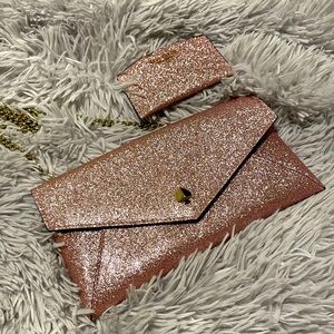 Kate Spade Pink Cross Body with Card Holder